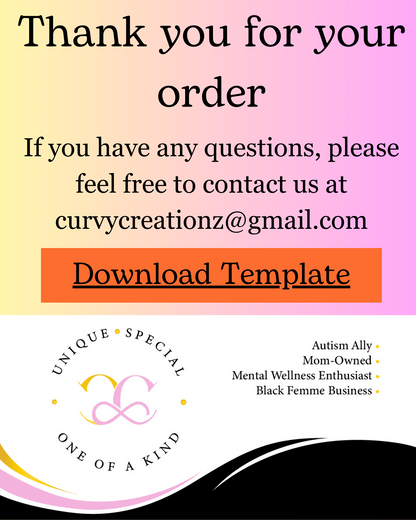 About Me Spectrum Friendly Document | Editable Template