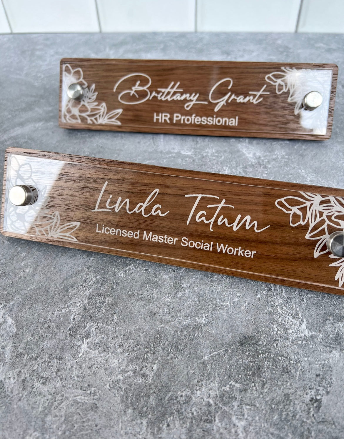 Desk Name Plates