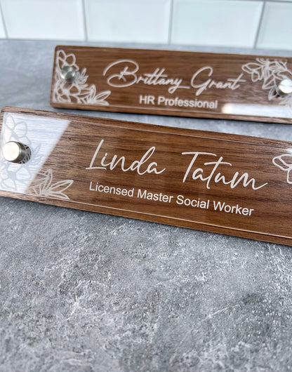 Desk Name Plates